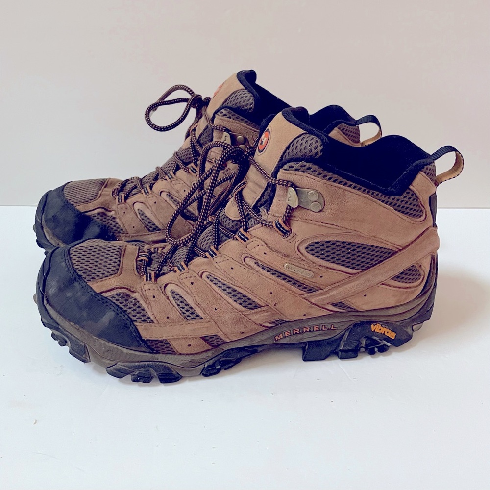 Merrell Men’s Moab 2 Mid Waterproof Boots Size 12W